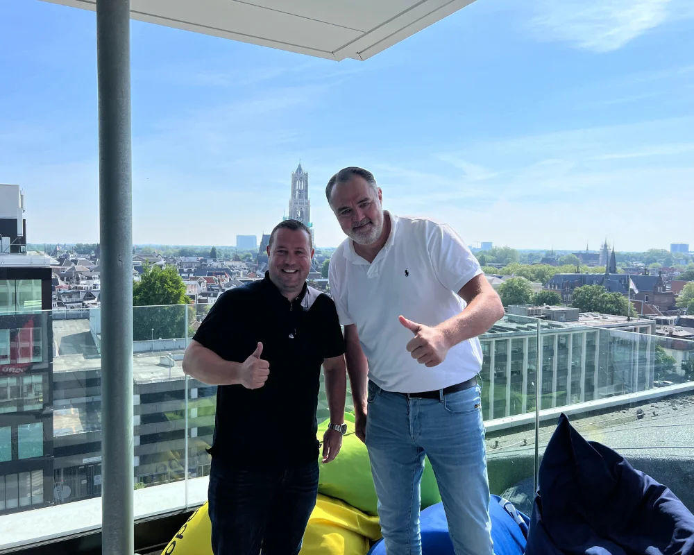 Bas Resink en Josef Stevens — Oprichters Salesmensen